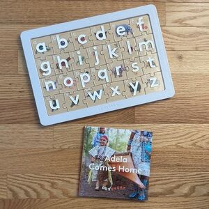Alphabet Animal Puzzle Board & Book